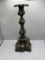 M. Jarra ezüstözött lengyel gyertyatartó, 1880 körül, 33 cm-es. 5466