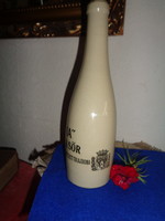 Zsolnay porcelán , korabeli , sörösüveg , kör pecséttel  , szép állapot  nem restaurált