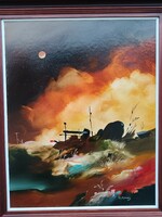 Árkossy István (1943-) : Nosztalgia 19 olaj festmény