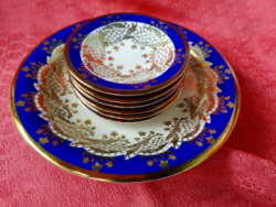 Alka 6+1 darabos aranyozott porcelán készlet