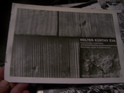 Holter Kürthy Éva fotóművész katalógus Dorottya u. Kiállítóterem 1986