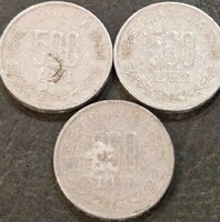 Romanian lei mixed 500 and 100 lei 9 pcs