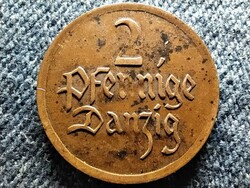 Lengyelország Danzig szabad város 2 pfennig 1926