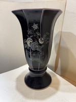 Echt Kobalt vintage osztrák porcelán váza, 18 cm-es nagyságú.4613