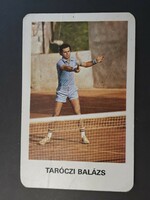 Kártyanaptár 1979 - Taróczi Balázs, Vegyél Részt, Edzett Ifjúságért feliratos retró, régi zsebnaptár