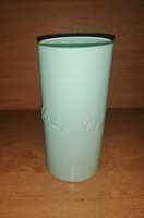 Coca cola világoszöld üveg pohár (fp)