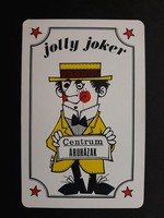 Kártyanaptár 1972 - Jolly Joker, Centrum Áruházak feliratos retró, régi zsebnaptár