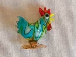 Üveg miniatűr MURANO kakas 02 kiskakas