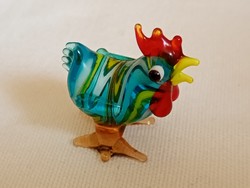 Üveg miniatűr MURANO kakas 03 kiskakas