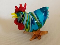 Üveg miniatűr MURANO kakas 04 kiskakas