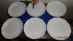 Herendi  , 724 számú tányérok  , 14 cm , " Festetlen ajándék "  6 db 1995 . HPM Rt