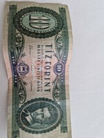10 forintos papírpénz 1962-es évjárat