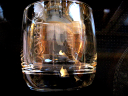Dewar's skót whiskey ritka pohár