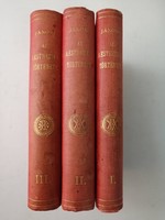JÁNOSI BÉLA - AZ AESTHETIKA TÖRTÉNETE  I. - III. + EX LIBRIS