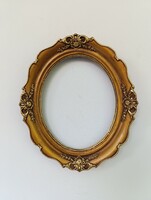 Antik aranyozott fa kép tükör blondel keret 710 9056