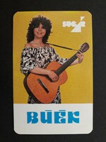 Kártyanaptár 1982 - Sugár nélkül nincsen nap feliratos retró, régi zsebnaptár