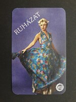 Kártyanaptár 1982 - ÁFÉSZ Ruházat feliratos retró, régi zsebnaptár
