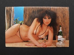 Kártyanaptár 1982 - Csajos, 100 éves a Törley Pezsgőgyár feliratos retró, régi zsebnaptár