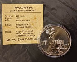 Rippl-Rónai József .640 ezüst 200 Forint