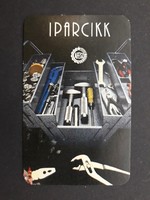 Kártyanaptár 1982 - Iparcikk feliratos retró, régi zsebnaptár