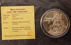 Munkácsy Mihály .640 ezüst 200 Forint