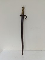 Antique Chassepot Bayonet without Scabbard 1868 Rifle Bayonet Weapon Soldier 797 9083