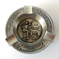 SIGNED SKS (PEWTER) 95% GERMAN ASHTRAY 