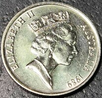 Ausztrália 5 cent, 1989.