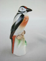 Herendi porcelán madár harkály