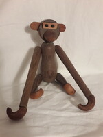 Vintage Kay Bojesen dán fa majom figura szobor
