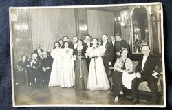 1937 SZEFHE SZÉKELY EGYETEMI BÁL BUDAPEST VIGADÓ CSOPORTKÉP FOTÓ FÉNYKÉP JELZETT