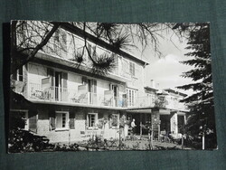 Képeslap,Hévíz,Gyógyfürdő, BM üdülő épület látkép,részlet,1959-