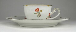 1S083 Régi MEISSENI porcelán kávéscsésze és tányér