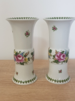 Unterweissbach virágos váza páros