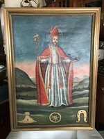 2 oldalu egyházi festmény