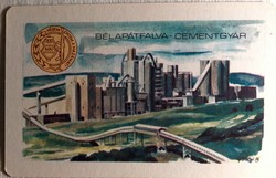 Kártyanaptár -1984-Bélapátfalva.