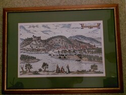 Pozsony / Posonium a XVI-XVII. században - digitális print
