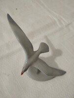 Kőbányai porcelán kézi festésű madár