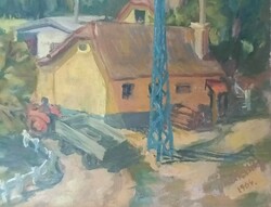 MIHALIK DÁNIEL (1869 - 1910) -  jelzett olaj festmény