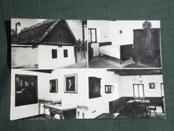 Képeslap,Kiskőrös, mozaik,Petőfi szülőháza ,múzeum látkép,részlet, 1973-
