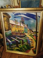 Ziffer Sándor Pénzverde vázlat. Restaurált