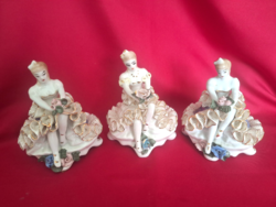 Porcelán balerina szobor