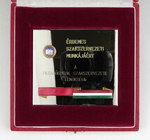 1S364 Pedagógus bronz plakett emlékérem 1983