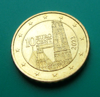 Ausztria – 10 euro cent – 2023 -  Szent István katedrális