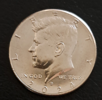 Ritka ! 2024.  Kennedy fél dollár D. USA  (719)