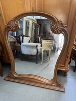 Solidly carved mirror