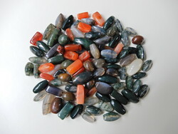 Malachite, Agate, Carnelian, and Green Jasper Beads for Jewelry Making, Total 454 pcs!!