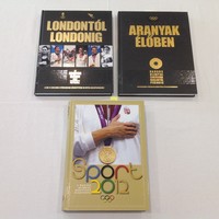 ARANYAK ÉLŐBEN + CD - LONDONTÓL LONDONIG ÉS SPORT 2012 - 3 db könyv - ÁRESÉS!