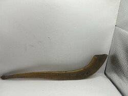 Antik sófár zsidó újév kegytárgy judaika, 40 cm-es. 6769