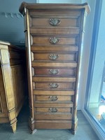 Directoire stílusú komód, shifonnié, hétfiókos francia stílbútor
